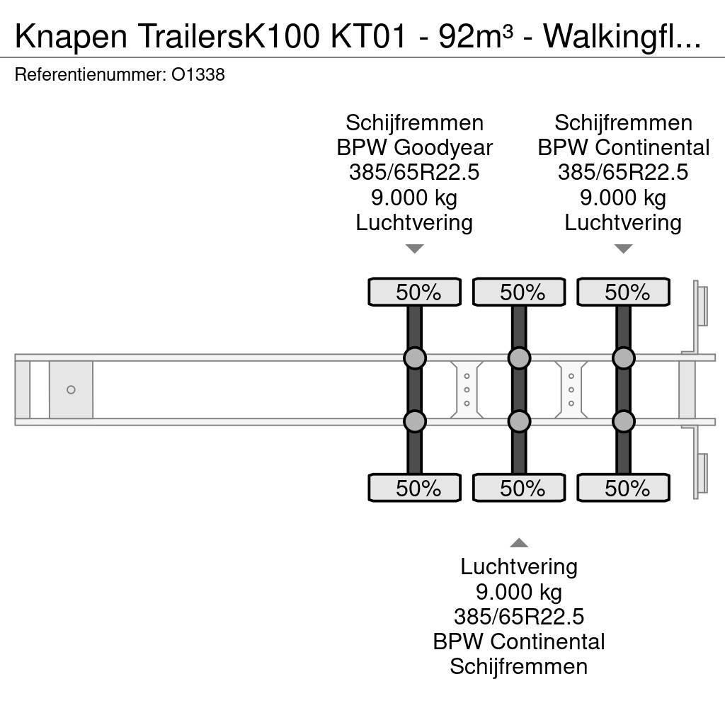 Knapen Trailers K100 KT01 - 92m³ - Walkingfloor - Gegalva Walking floor - semi