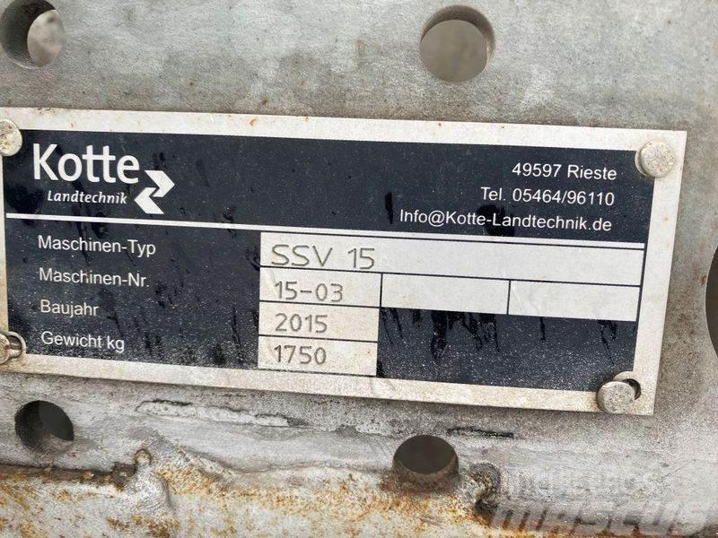 Kotte SSV 15 Schleppschuhverteiler Gjødselspreder