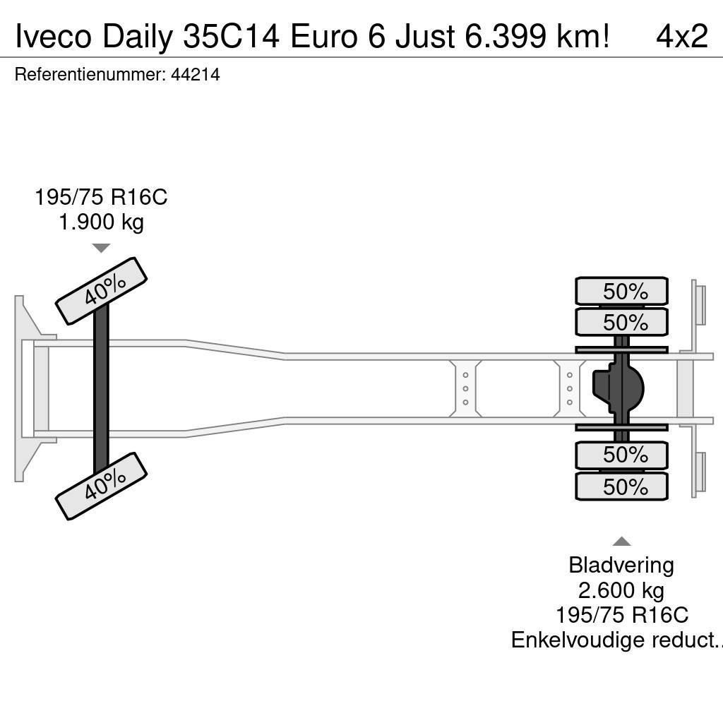 Iveco Daily 35C14 Euro 6 Just 6.399 km! Skapbiler