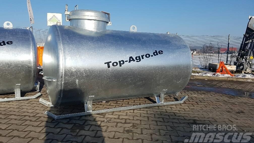Top-Agro Water tank, 2000L, stationary + metal skids! Livdyr annet utstyr