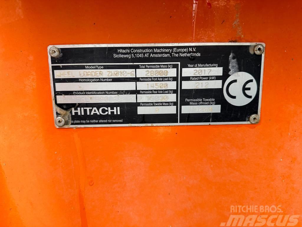 Hitachi ZW  310-6 Wagge Hjullastere