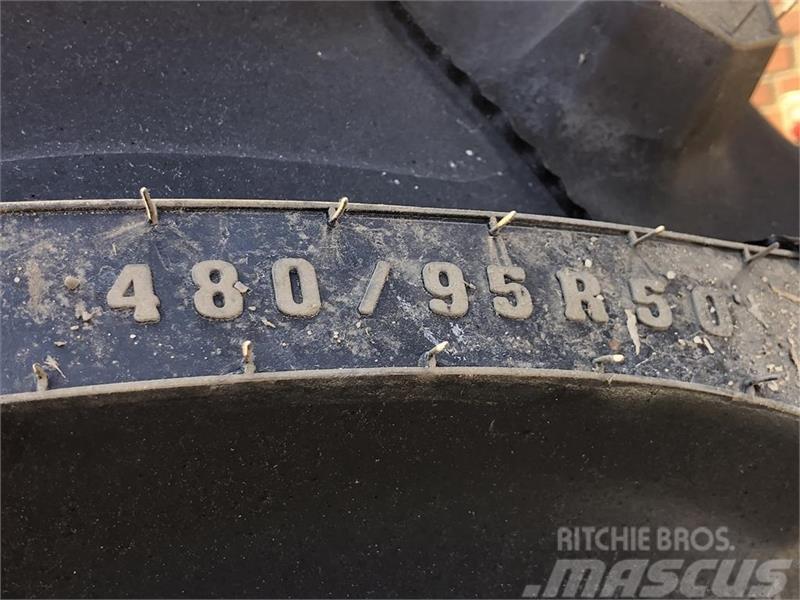 Firestone Dobbelt hjul IF 480/95r50 Dekk, hjul og felger