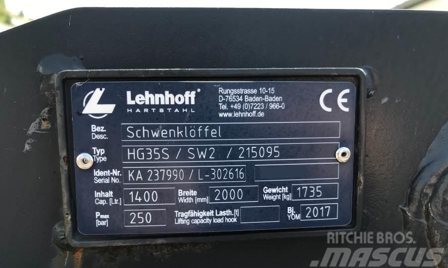 Lehnhoff 200 CM / SW25 - Schwenklöffel Traktorgravere