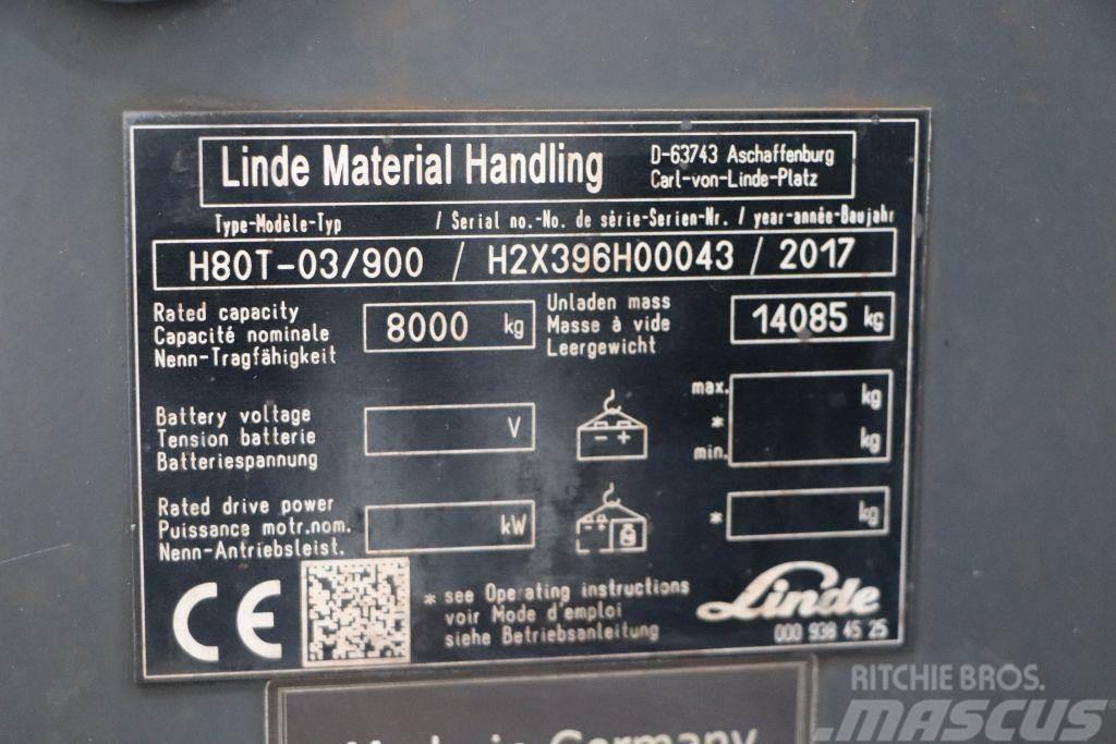 Linde H80T-03/900 Propan trucker
