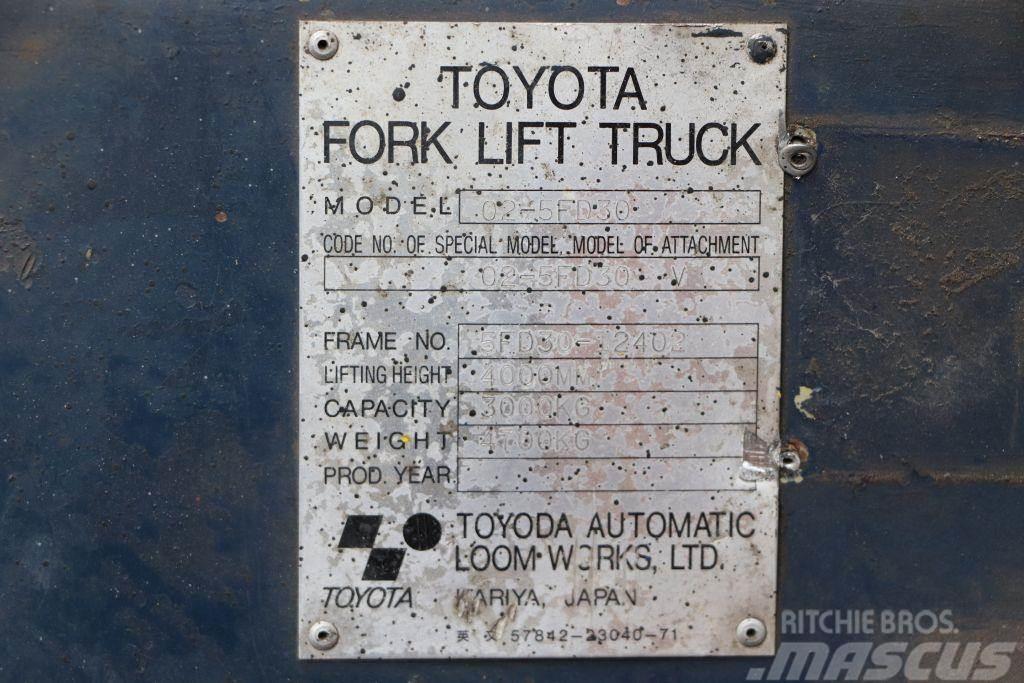 Toyota 02-5FD30 Diesel Trucker