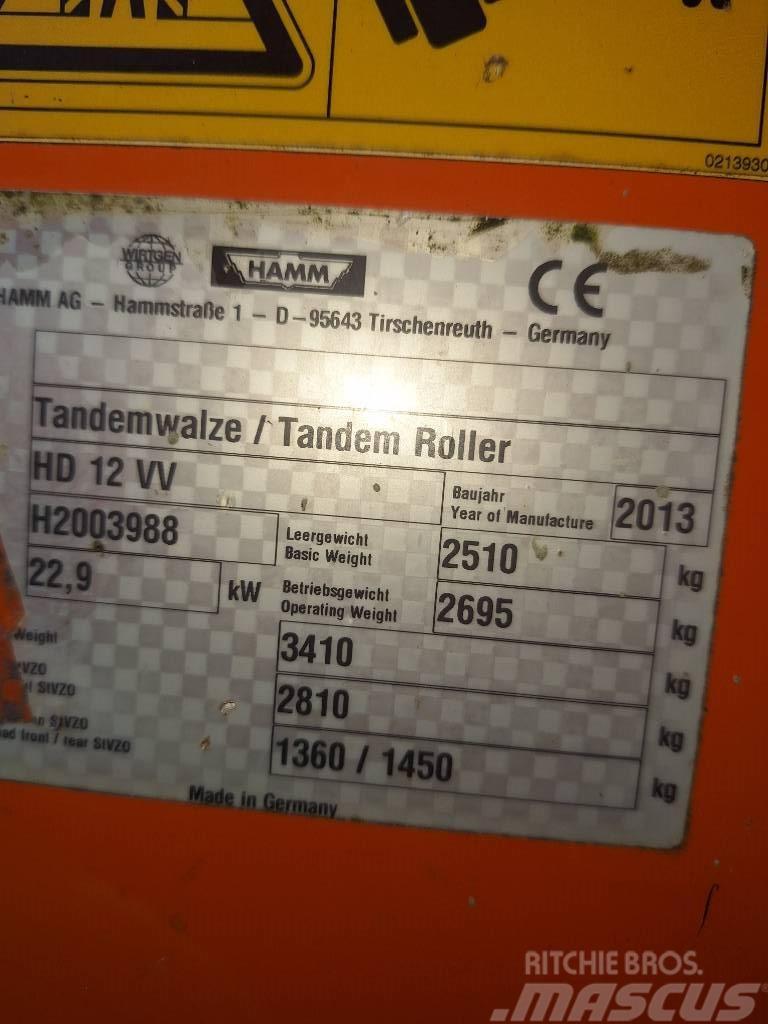 Hamm HD 12 VV Tandem Valser