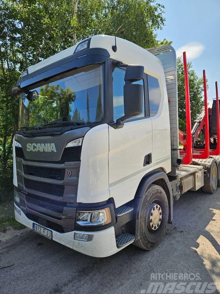 Scania 500 R Tømmerbiler