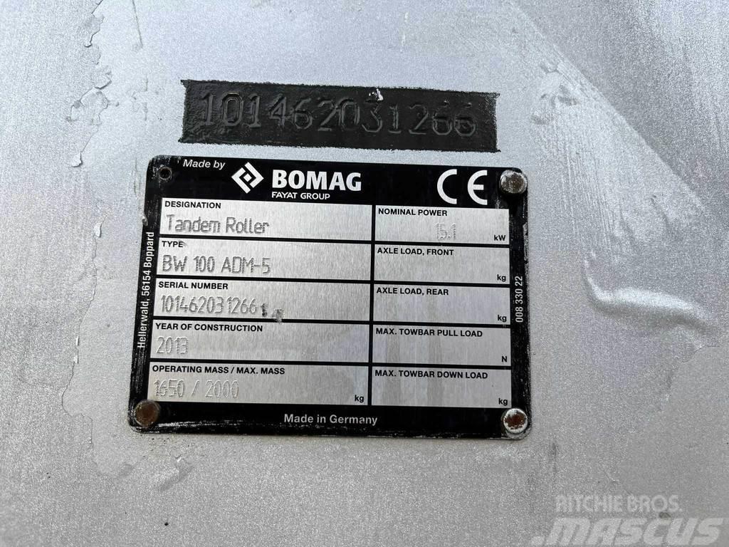 Bomag BW 100 ADM-5 Tandem Valser