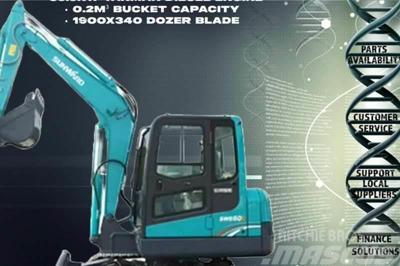  New SWE25UF 6 ton mini excavators Andre lastebiler