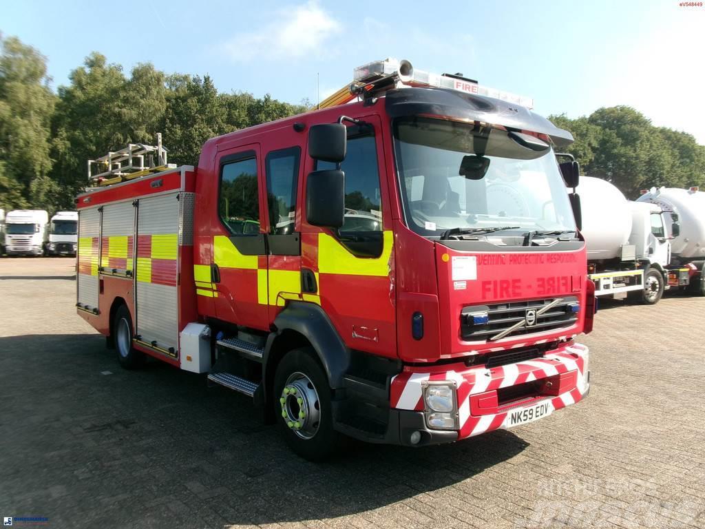 Volvo FL280 4X2 RHD crewcab fire engine + pump & waterta Brannbil