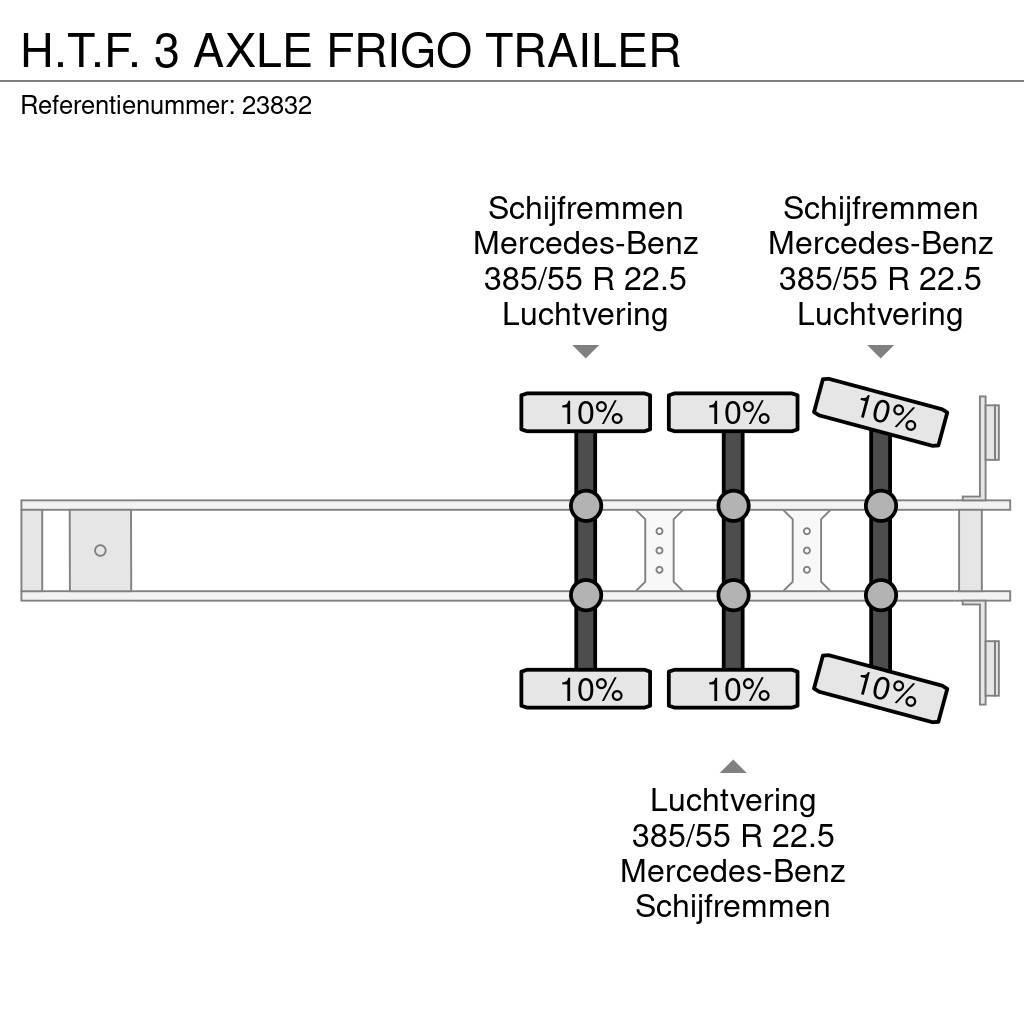  H.T.F. 3 AXLE FRIGO TRAILER Frysetrailer Semi