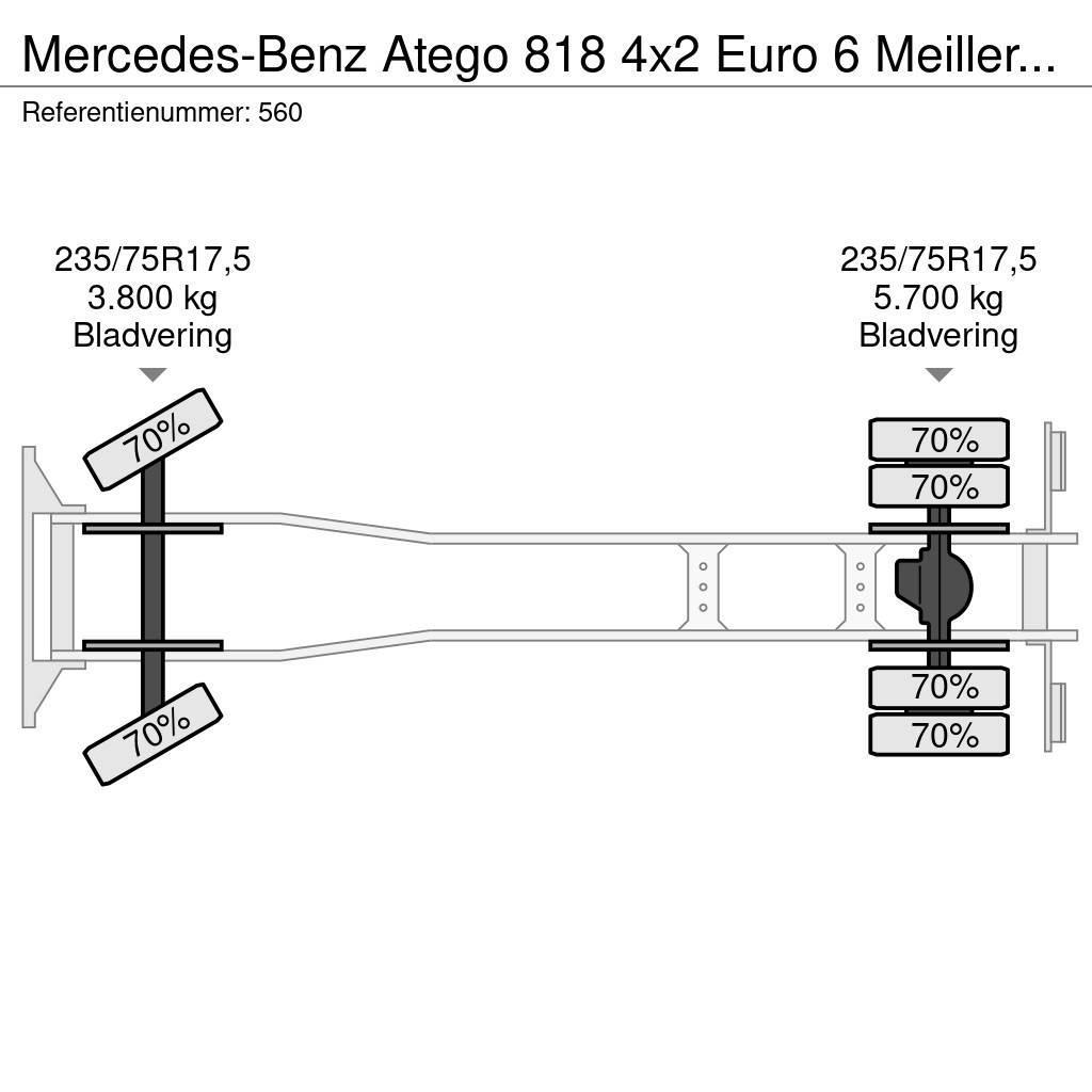 Mercedes-Benz Atego 818 4x2 Euro 6 Meiller 3 Seitenkipper 2 Piec Tippbil