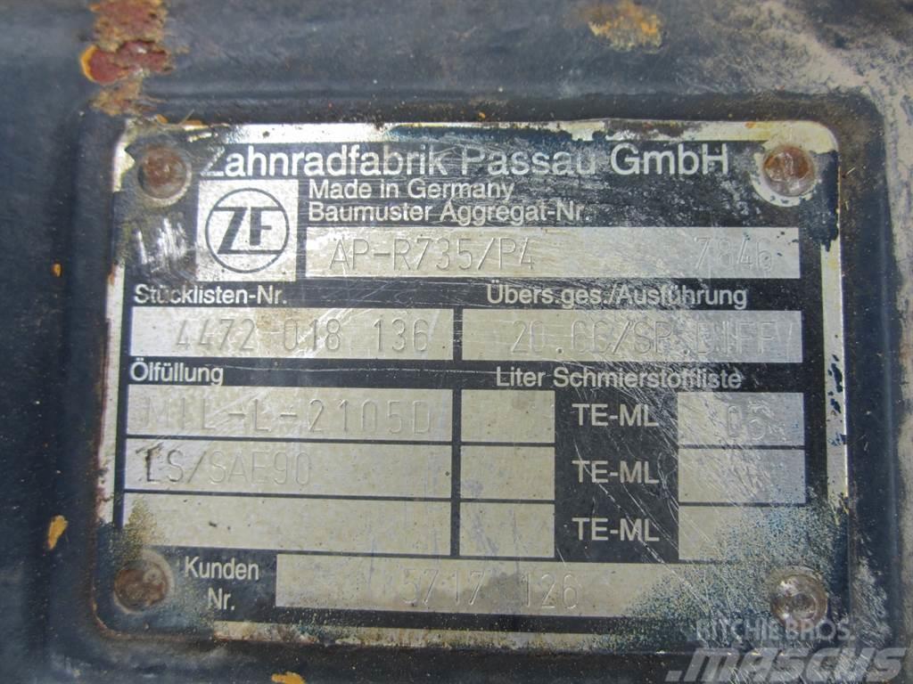 ZF AP-R735/P4 - Liebherr 509 - Axle Aksler