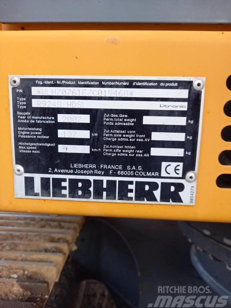 Liebherr R 924 B HD S L LITROIC Beltegraver