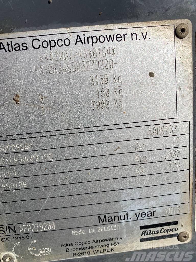 Atlas Copco XAHS 237 Kompressorer