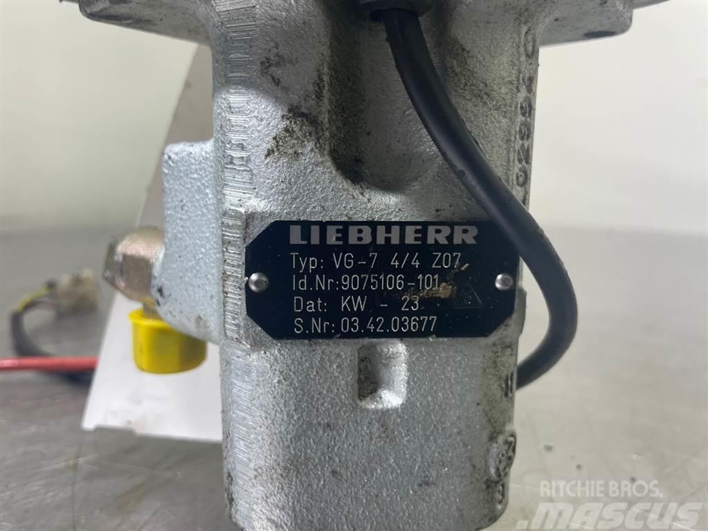 Liebherr A316-9075106/9200621-Servo valve/Servoventil Hydraulikk