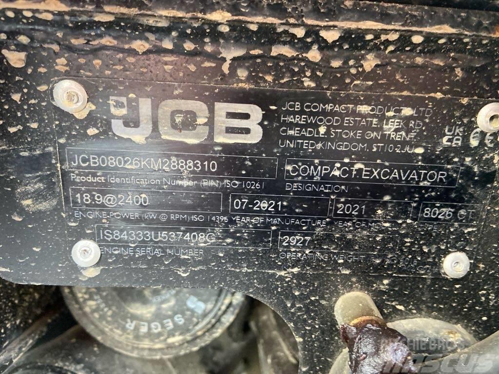 JCB 8026CTS Beltegraver