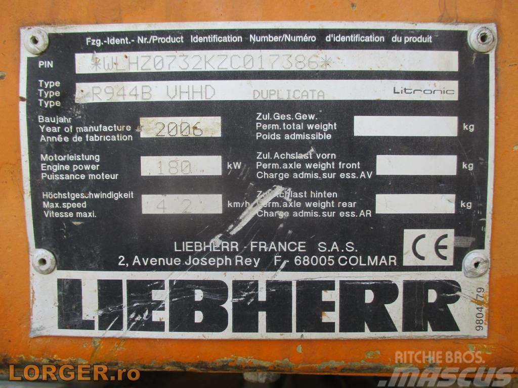 Liebherr R 944B VHHD Gravemaskiner for riving