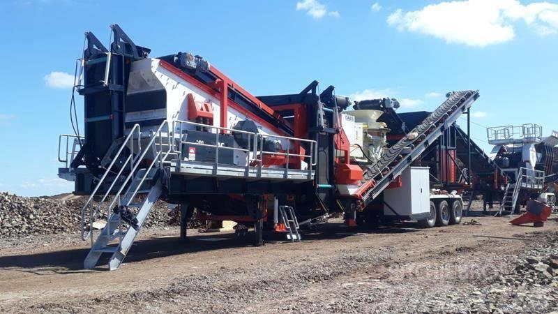 Constmach 150 TPH Mobile Jaw Crushing Plant Mobile knuseverk