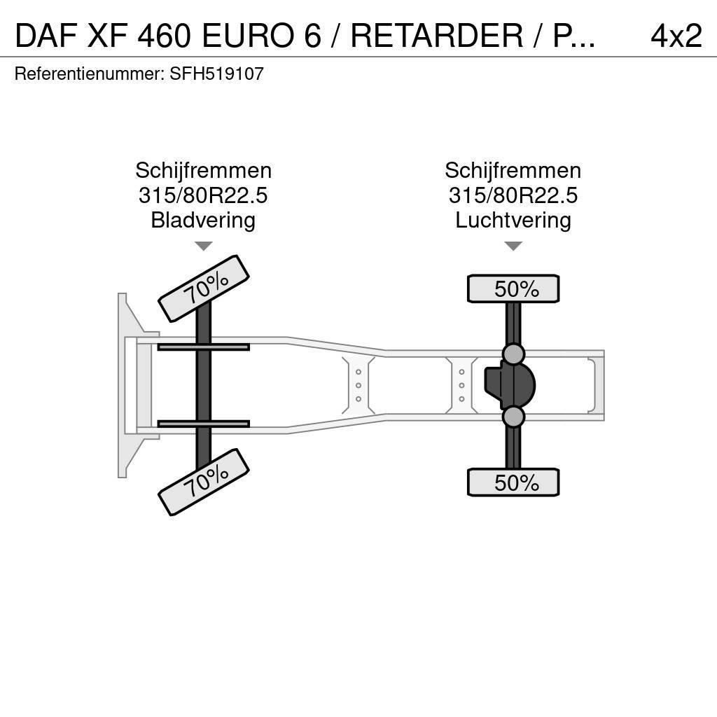 DAF XF 460 EURO 6 / RETARDER / PTO / AIRCO Trekkvogner