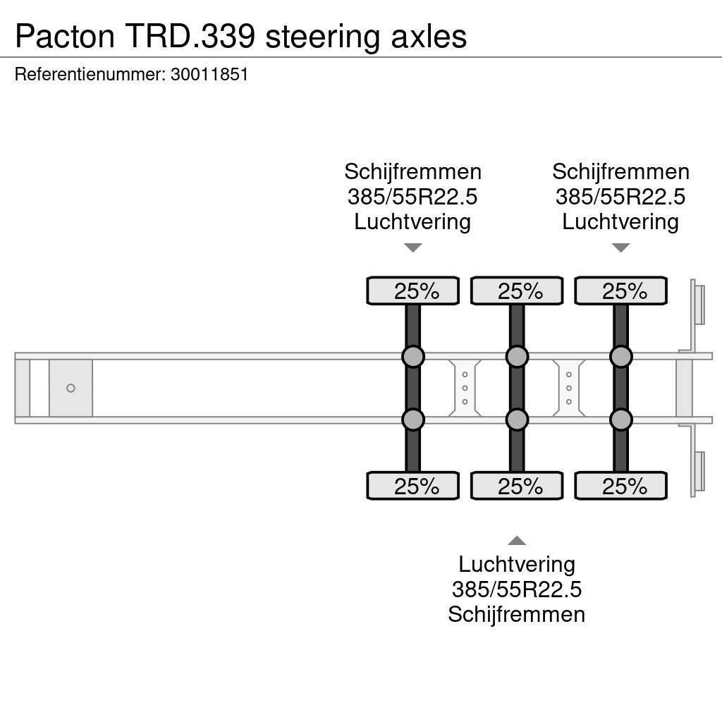 Pacton TRD.339 steering axles Gardintrailer