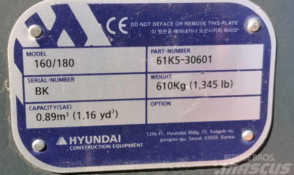 Hyundai 0.89m3_HX180 Skuffer
