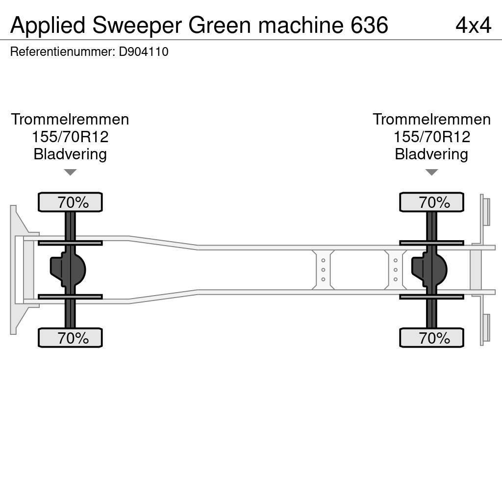 Applied sweeper Green machine 636 Slamsugere