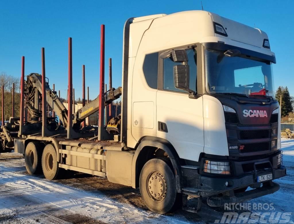 Scania R520 6x4 Tømmerbiler