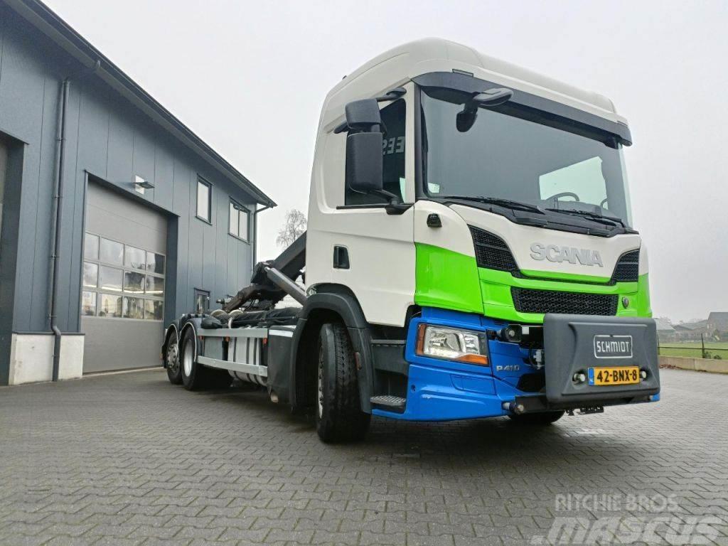 Scania P410 2019 - 6X2 LIFTAS GESTUURD - VDL 21T - VOLLED Krokbil