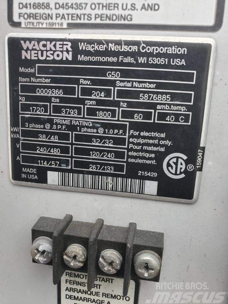 Wacker Neuson G 50 Diesel Generatorer
