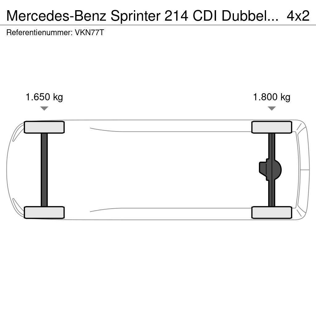 Mercedes-Benz Sprinter 214 CDI Dubbel cabine, Airco!!157dkm!!6P! Lette lastebiler
