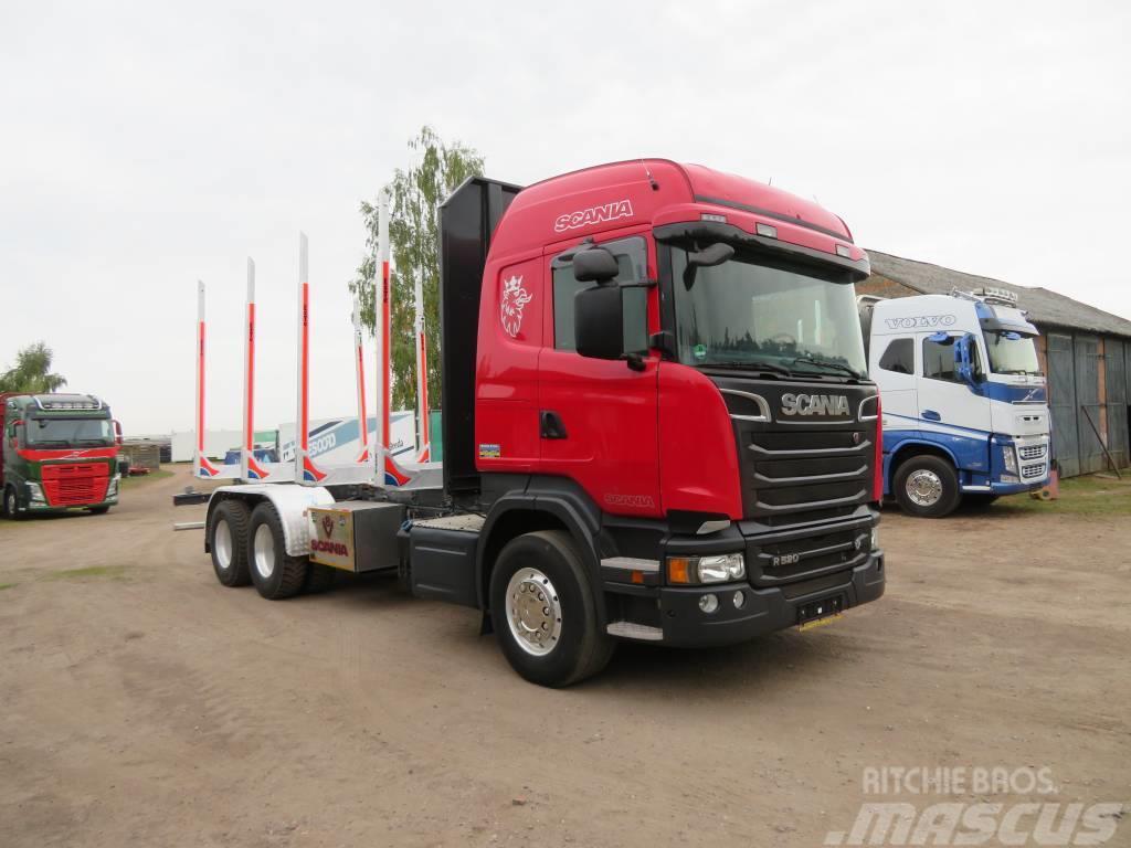 Scania R 520 Tømmerbiler