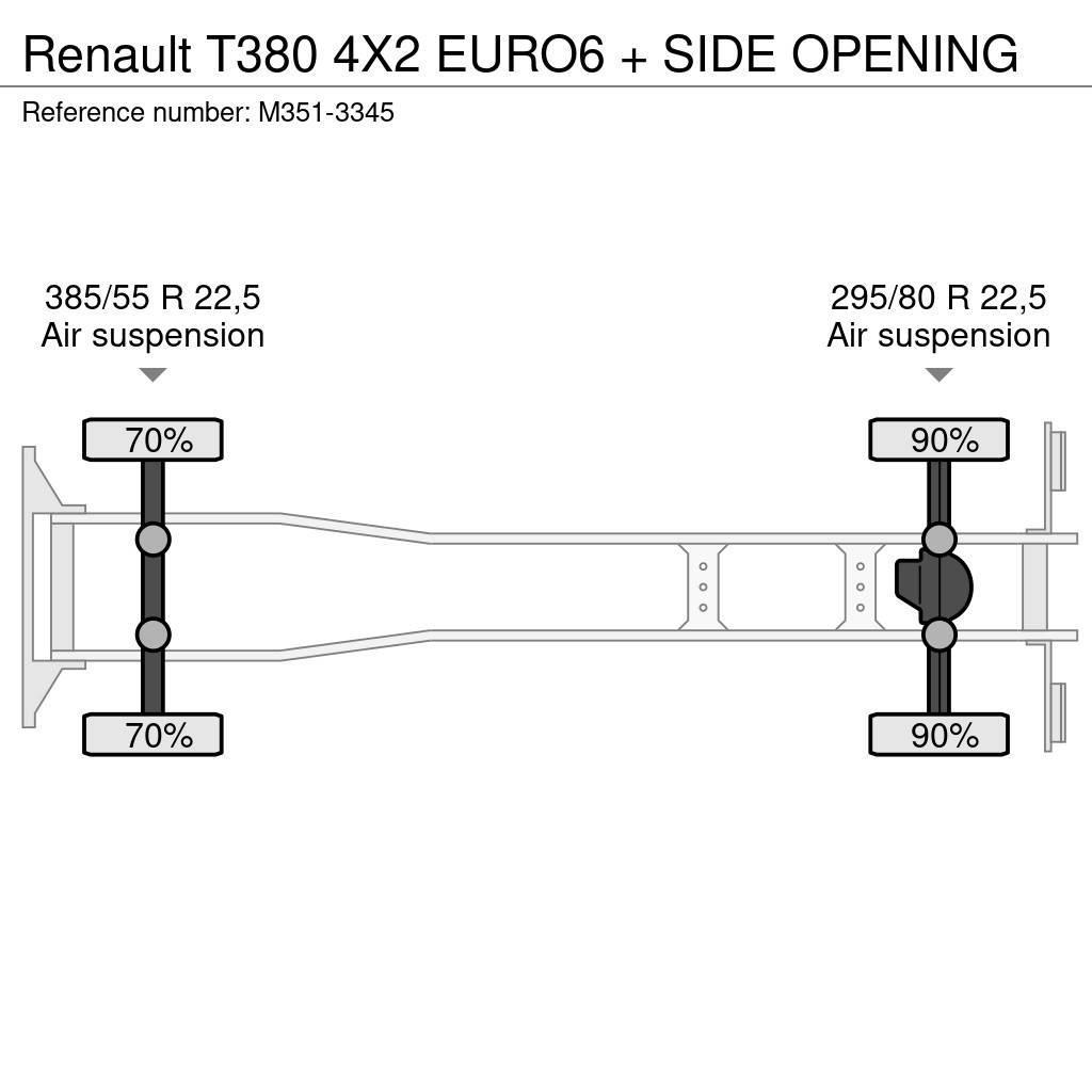 Renault T380 4X2 EURO6 + SIDE OPENING Skapbiler