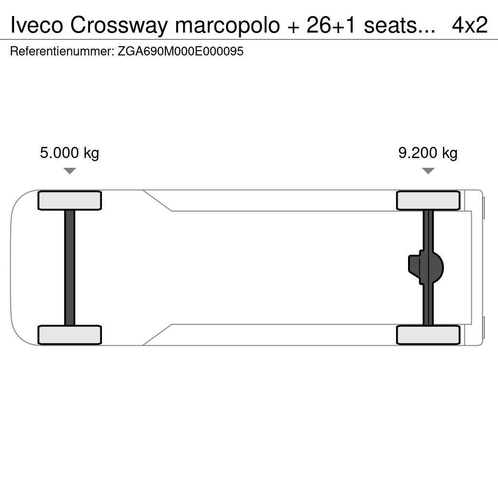Iveco Crossway marcopolo + 26+1 seats TUV 10-24! FULL OP Turbuss