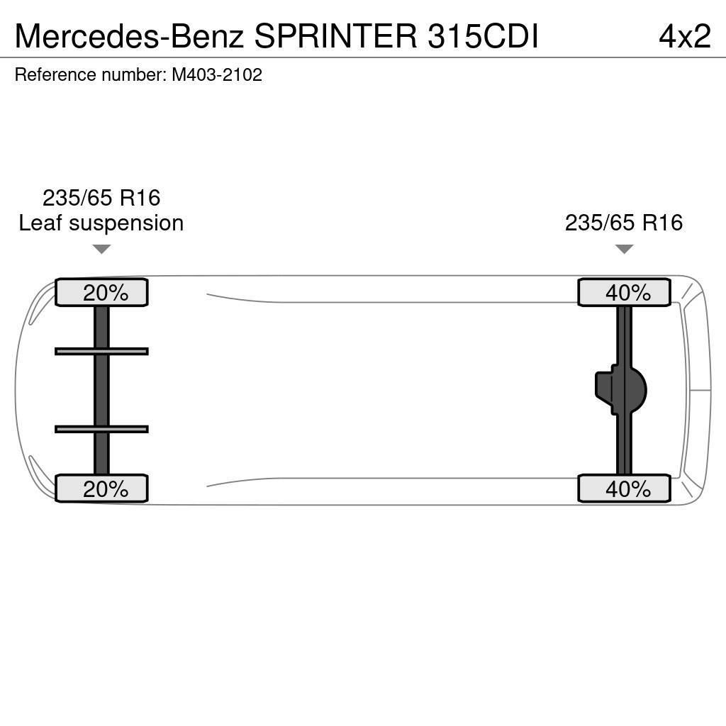 Mercedes-Benz Sprinter 315CDI Varebiler