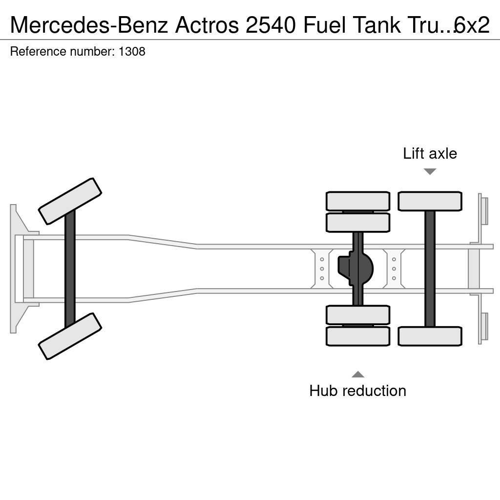 Mercedes-Benz Actros 2540 Fuel Tank Truck 20.700 Liters 6x2 V6 E Tankbiler