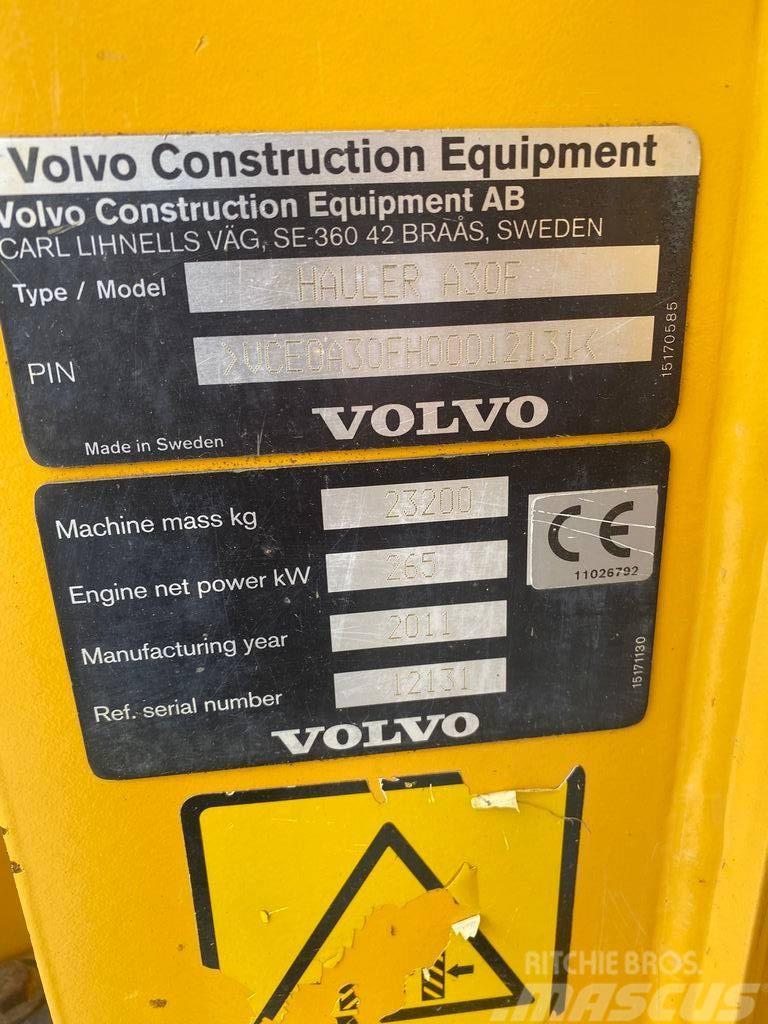 Volvo a30f Rammestyrte Dumpere