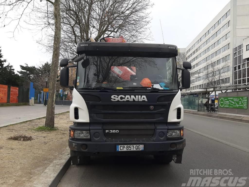 Camion porteur Scania P360 35TM Euro 5 Kranbil