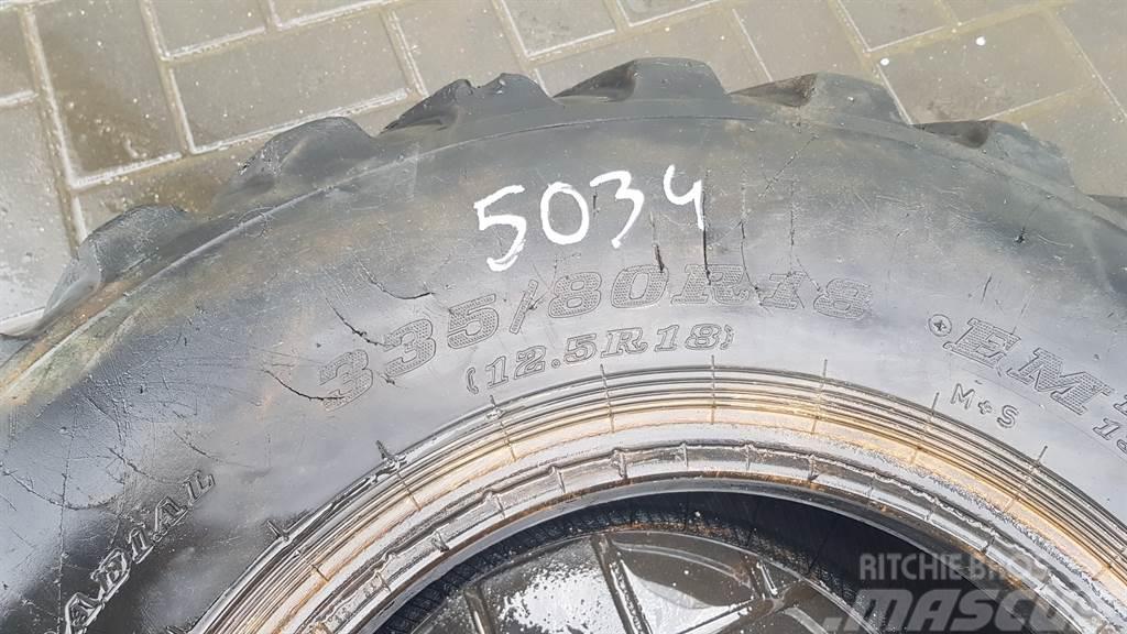 Dunlop SP T9 335/80-R18 EM (12.5R18) - Tyre/Reifen/Band Dekk, hjul og felger
