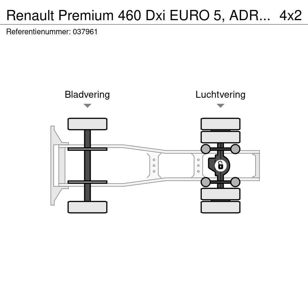 Renault Premium 460 Dxi EURO 5, ADR, Hydraulic Trekkvogner