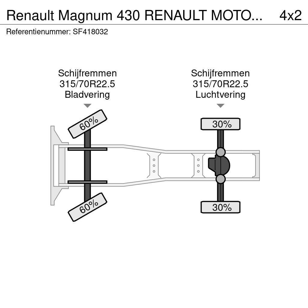 Renault Magnum 430 RENAULT MOTOR / AIRCO Trekkvogner