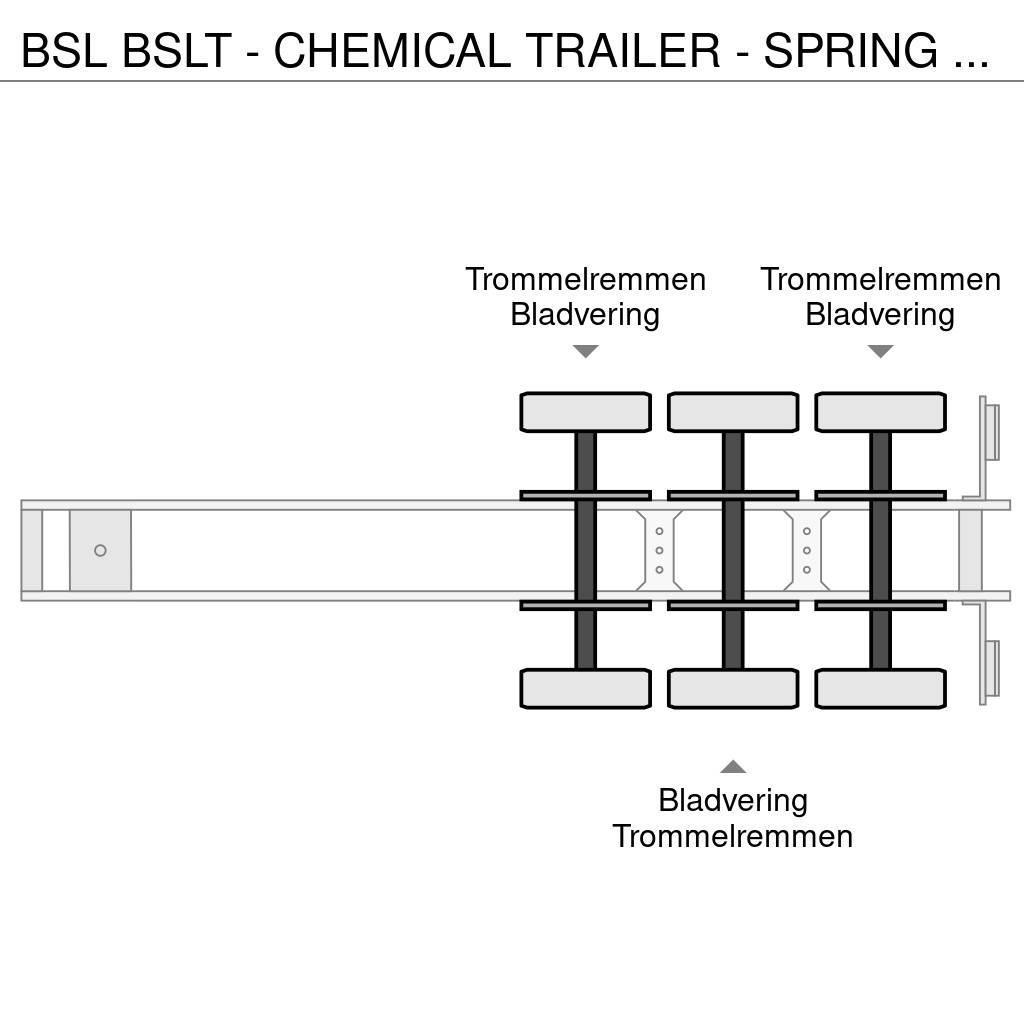BSL T - CHEMICAL TRAILER - SPRING SUSPENSION Tanksemi
