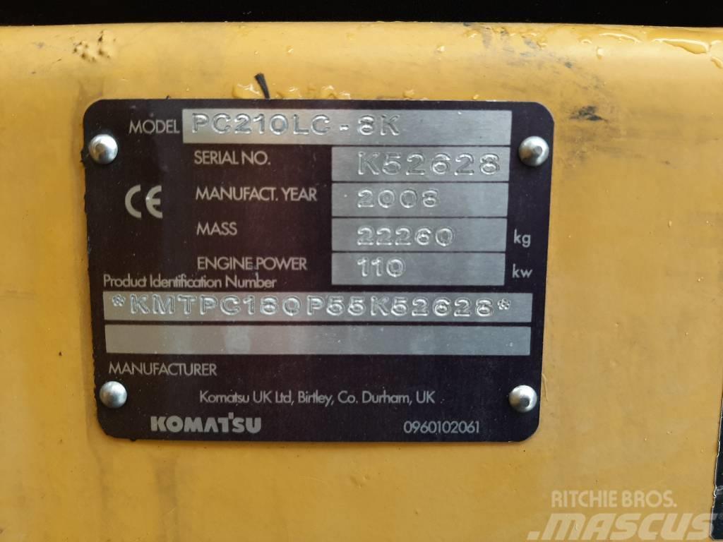 Komatsu PC 210 LC-8 Beltegraver