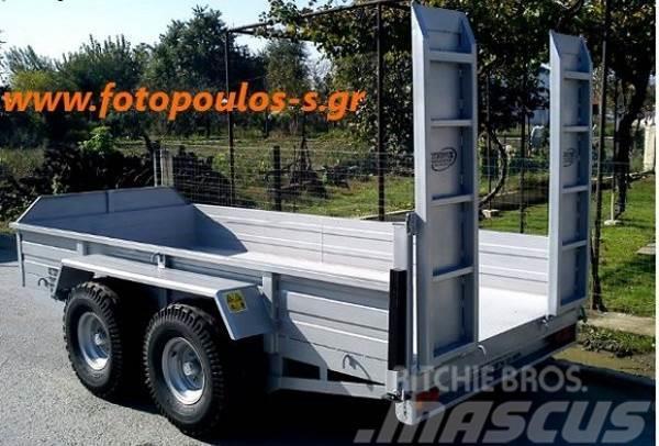  Fotopoulos Καρότσα μεταφοράς μηχανημάτων Biltransporter henger