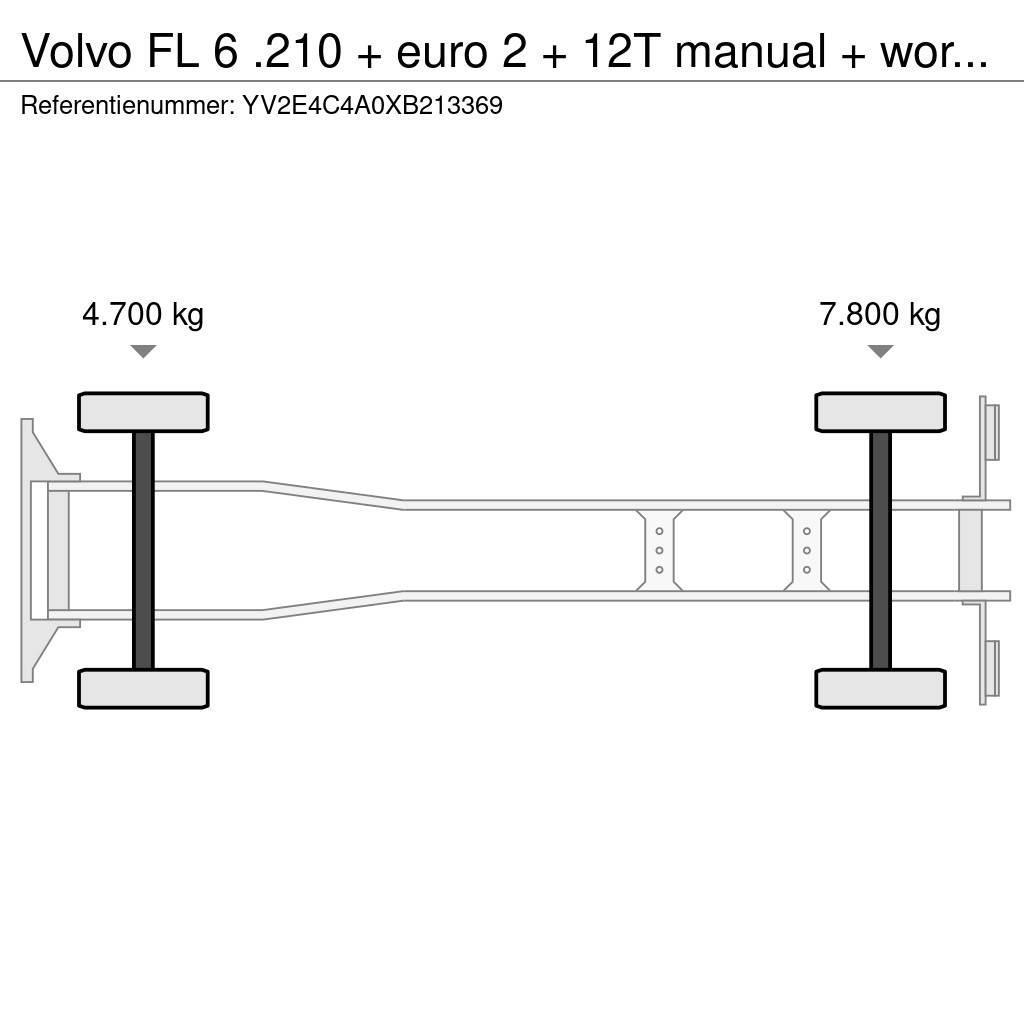 Volvo FL 6 .210 + euro 2 + 12T manual + workshop interie Skapbiler