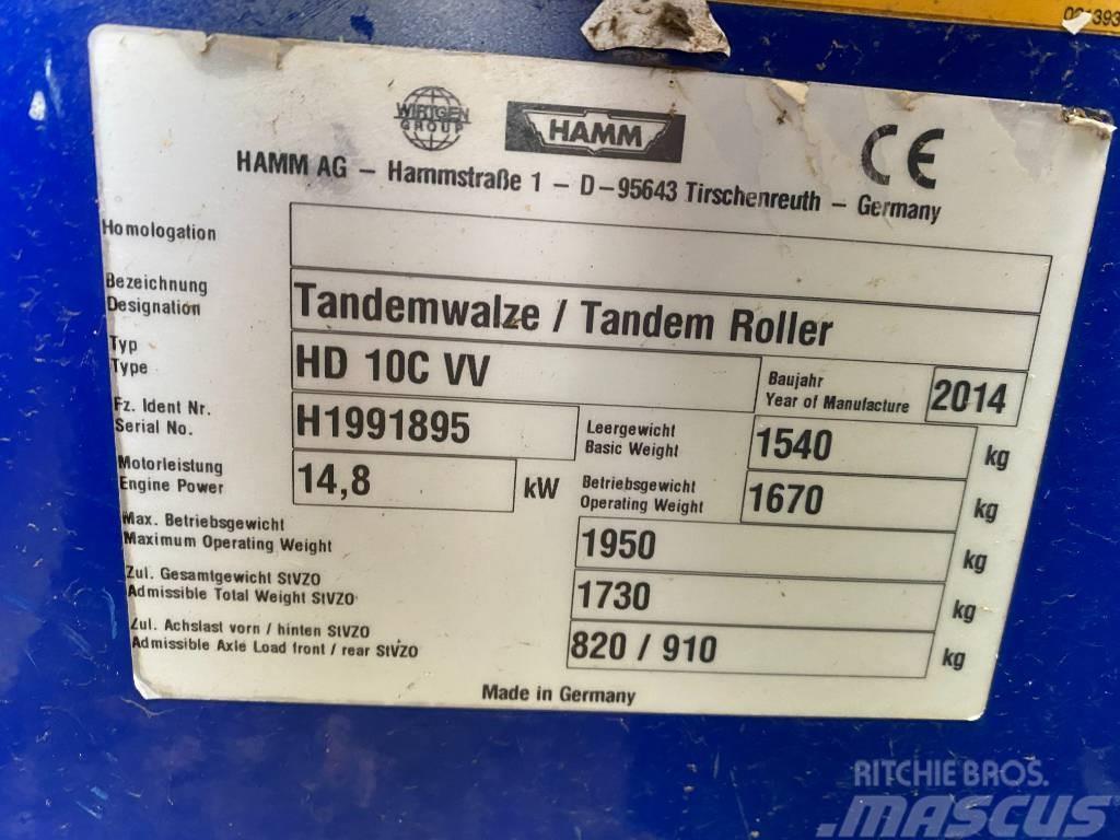 Hamm Roller HD 10 C VV Tandem Valser