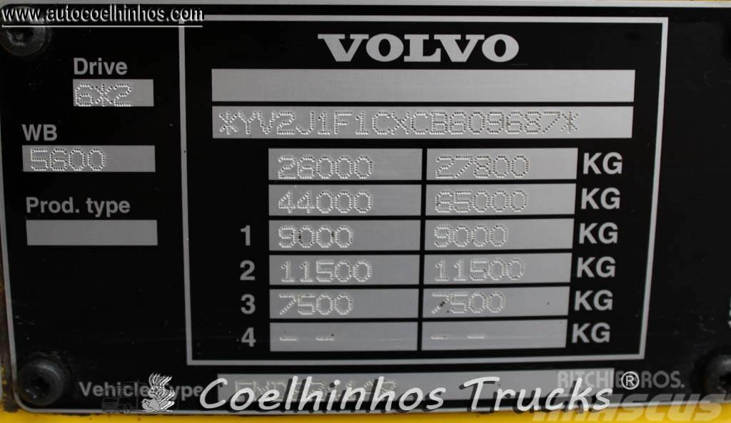 Volvo FM 410 + PK 18002 EH-B Flatvogn med vinsj