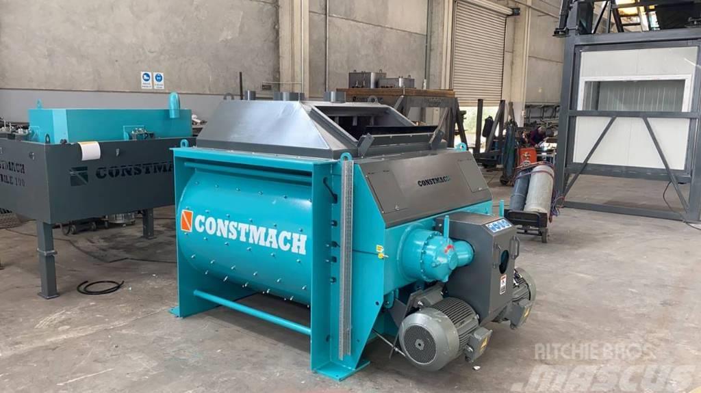 Constmach Twin Shaft Concrete Mixer | Paddle Mixer Betong/sement blandere