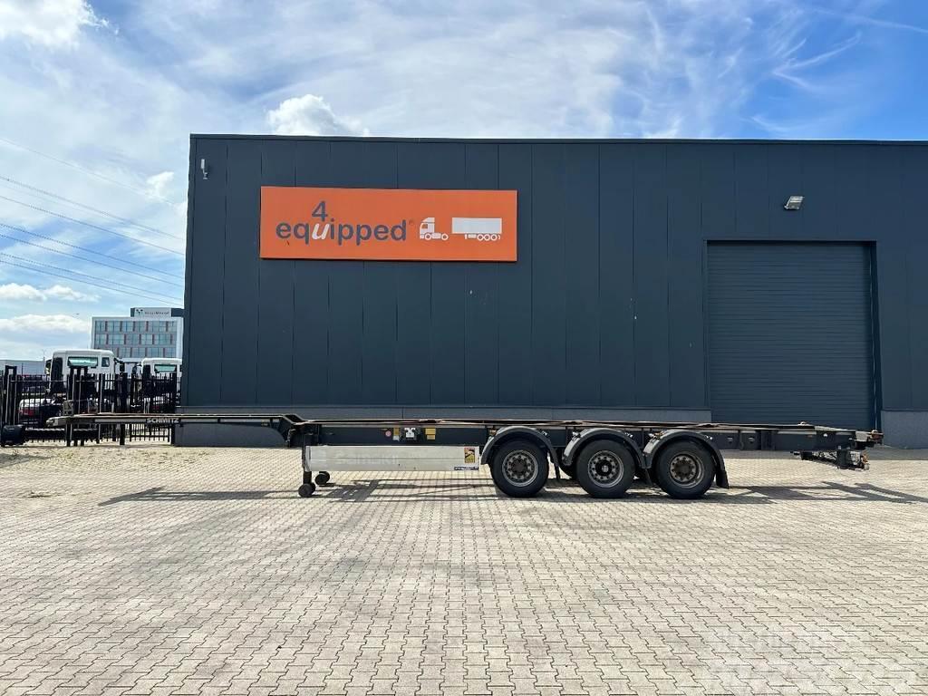 Schmitz Cargobull 45FT HC, leeggewicht: 4.240kg, BPW+trommel, NL-cha Containerchassis Semitrailere