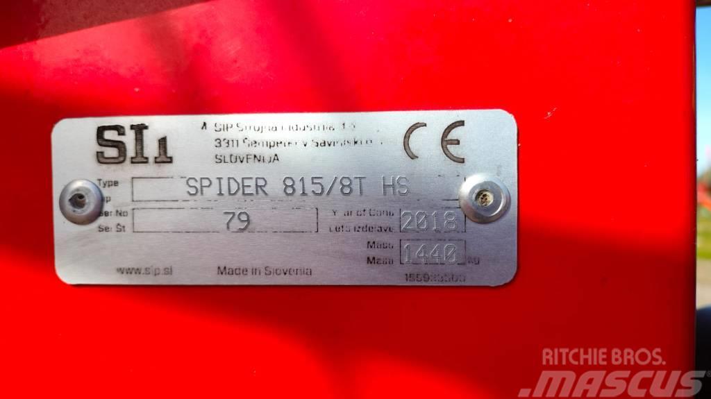 SIP SPIDER 815|8 T Raker og høyvendere